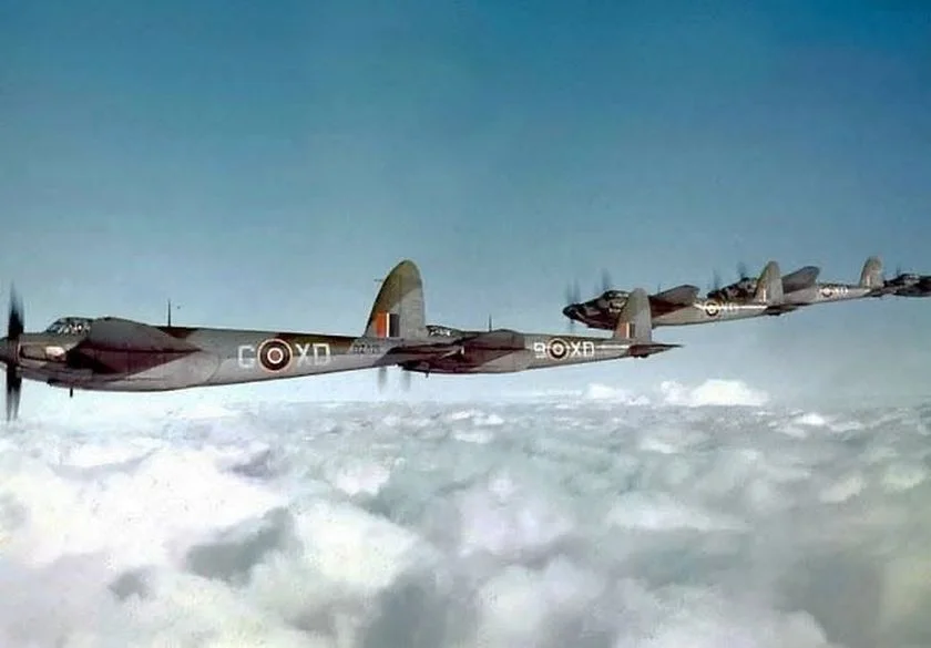 RAF De Havillard Mosquito B IVs of No, 139 (Jamaica) Squadron RAF Bomber Command.webp
