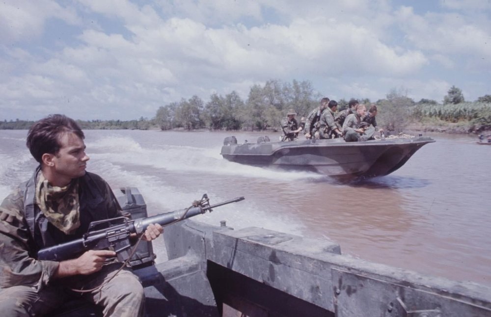 US Navy Seals with River Task Force 116 in the Vietnam Delta - 1967.jpg