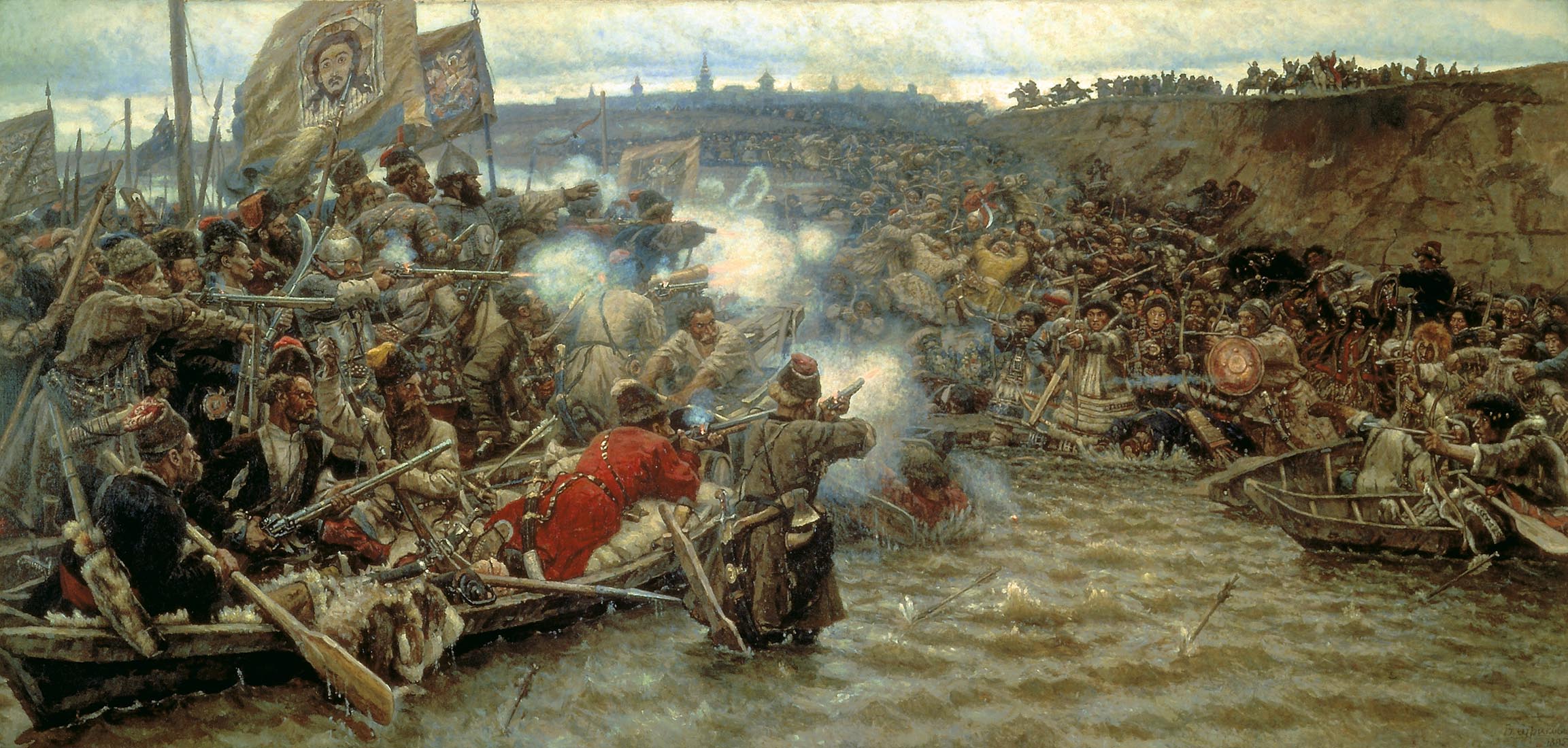 Vasiliy Surikov, Yermak's conquest of Siberia.jpg