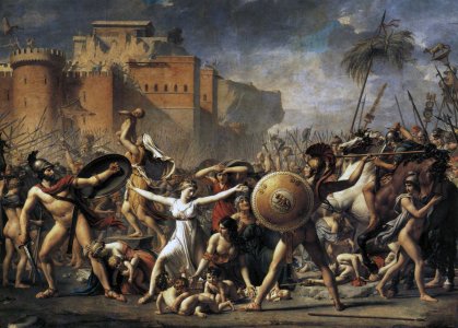 The Intervention of the Sabine Women - Jacques Louis 1799.jpg