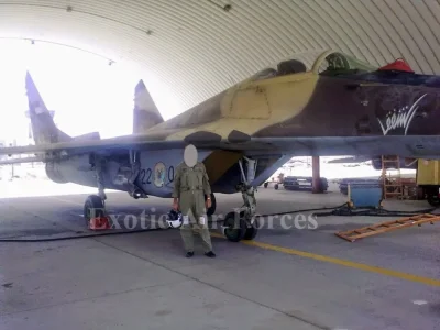 Yemeni MiG-29SMT (22-09) in a shelter.webp