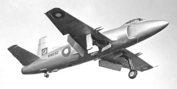 Pakistani Attacker FB.50 (R4032) inflight.webp