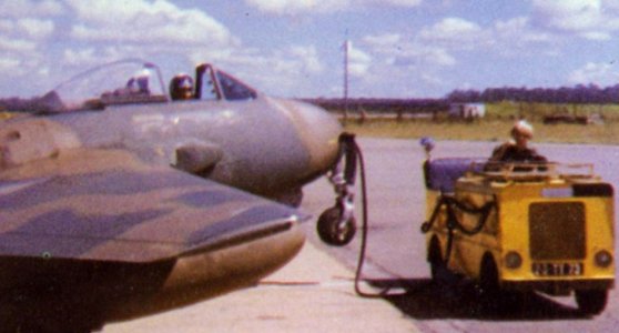 Rhodesian Vampire FB.52 refueling on ground.jpg