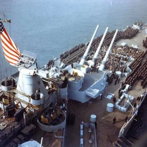 The crew of the USS Iowa