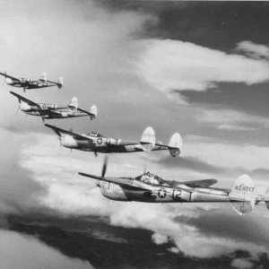 Lockheed P38 Lightening's