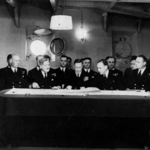 Admiral Bruce Frazer and the King