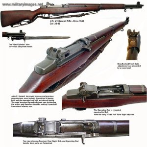 WW2 M1 garand rifle