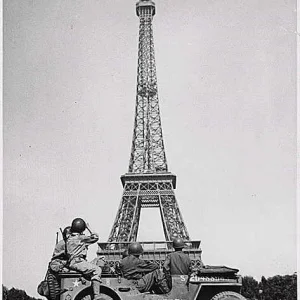Willys Jeep In Paris