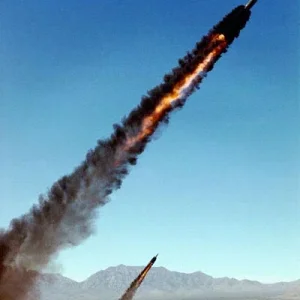 Lance Short range battlefield missile firing