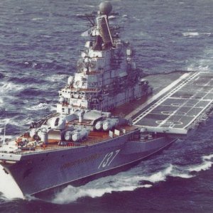 Soviet Kiev class aircraft carrier