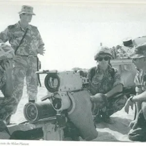 Milan Platoon 1 Staffords, Desert Shield