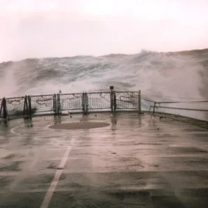 HMS Newcastle - flightdeck