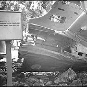 CIA Bomber Wreckage