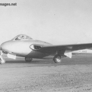 Brand new De Havilland D.H. 100 Vampire Mk.52