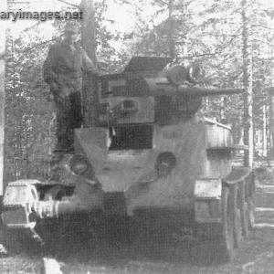 A captured BT-5 at Vitele in July 1941
