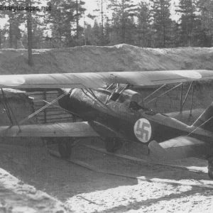 Fokker C.X in shelter at Lappeenranta