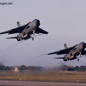 Pair of French F-8P Crusaders