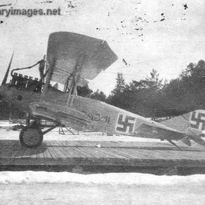 D.F.W. scout at Utti in summer 1920