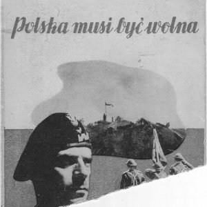 Poland Must Be Free Propaganda Card '40-'44
