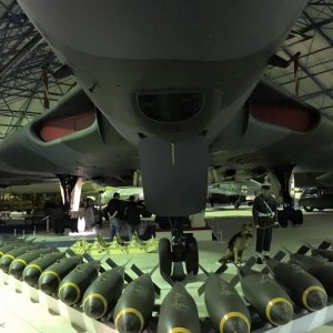 Vulcan & Bomb load at Raf Hendon Museum