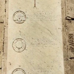 Robert Edward ROCKLIFF.  Arthur TITTERTON.  Harold RAINEY