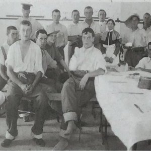 War Wounded In Hospital at Malta
