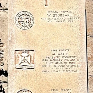 William STOBBART.   Mansell WAITE. George WALLS.