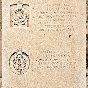 Herbert  SUTTON. John HARRISON.Henry AIREY