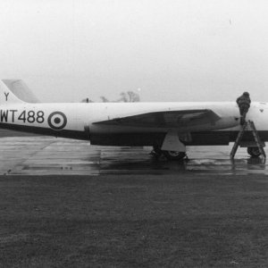 231 OCU, Canberra T.4, WT488 'Y', RAF Cottesmore, 13 Nov 1974