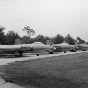 16 Sqn Canberra B(I).8 Pre-disbandment Line At RAF Laarbruch In May 1972