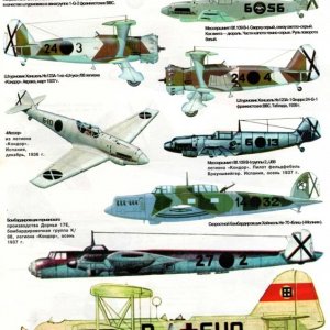 German aircraft drawings