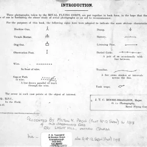 WW1 Reconnaissance Imagery Index Page 1