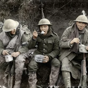 Ww1 Colourized Military Photo 1