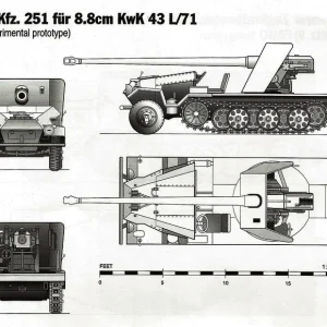 Sd.Kfz 251 8.8cm KwK 43 L/71