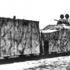 Armoured Train In Crimea-Winter 1943-44