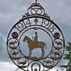 Cheadle, Staffordshire, Memorial to the Men and Animals of the Great War
