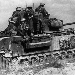 Churchill tank Italy March 1945