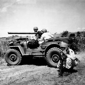Jeep with 57mm Recoilless Rifle