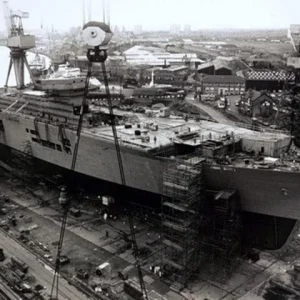 Hms Illustrious Under Construction