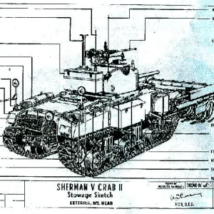 ShermanCRABmineflailreartechnicaldrawingstn