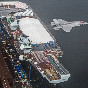 Hms Queen Elizabeth F35b LightningII