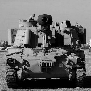 M109 Paladin self propelled 155mm howitzer
