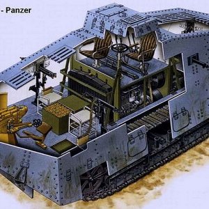 A7V tank cutaway