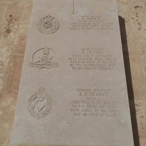 Giovanni GRIXTI.  Emmanuel SPITERI. Ronald Frederick CLARKE.