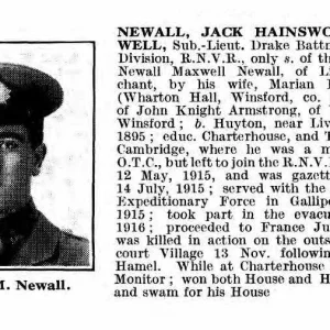 Jack Hainsworth Maxwell NEWALL