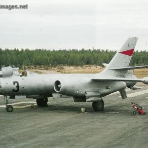 Il-28 at Oulunsalo during type's last target towing camp
