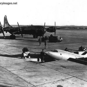 Bell X-1 awaiting to be loaded