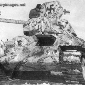 T-34 in nislinna in spring 1943