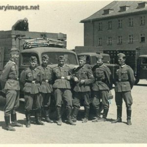 German Soilders at rest in Baracks
