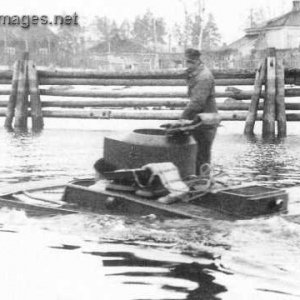 T-37A swimming at Hmeenlinna, spring 1940